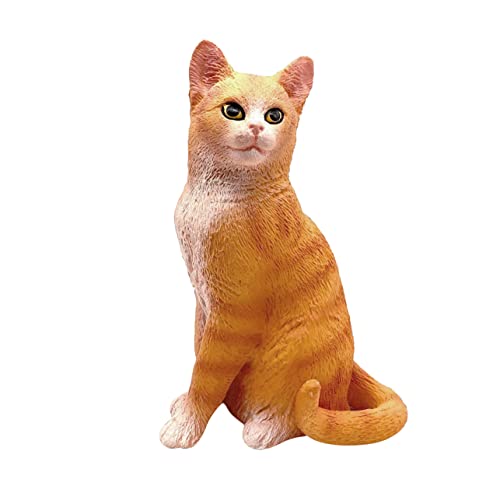 JOINPAYA Realistische Katzen-tierfigur Willkommens-katzenstatue Kompakte Größe Für Tischdekoration Heimdekoration JOINPAYA Realistische Katzen-tierfigur Willkommens-katzenstatue Kompakte Größe Für Tischdekoration Heimdekoration von JOINPAYA