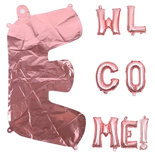 JOINPAYA Rosegold Folienbuchstaben Luftballons Welcome Dekoballons für Willkommensparty Hochzeit Geburtstag und Semesterstart Klare Vielseitige Partydeko JOINPAYA Rosegold Folienbuchstaben Luftballons Welcome Dekoballons für Willkommensparty Hochzeit Geburtstag und Semesterstart Klare Vielseitige Partydeko von JOINPAYA