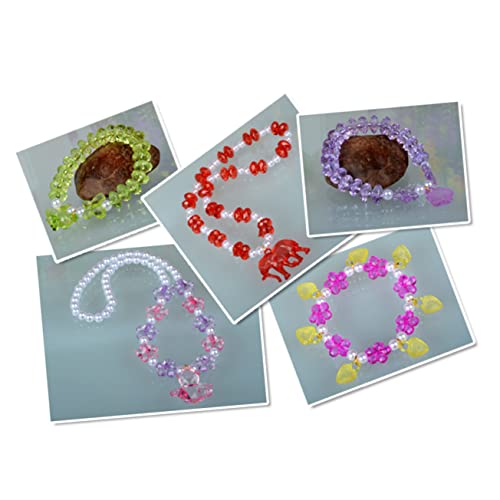 JOINPAYA Schmuckherstellungsset Für Kinder 550 Acrylperlen Spielzeug 24 Gitter Für Armbänder Und Halsketten von JOINPAYA