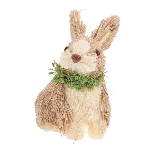 JOINPAYA Strohhase Osterpartydekor Rustikale Osterhasen Auf Dem Bauernhof Ostern Bauernhaus Tischdekoration Für Den Ostertag Geflochtener Hasenschmuck Aus Stroh Tischkaninchen-Statue JOINPAYA Strohhase Osterpartydekor Rustikale Osterhasen Auf Dem Bauernhof Ostern Bauernhaus Tischdekoration Für Den Ostertag Geflochtener Hasenschmuck Aus Stroh Tischkaninchen-Statue von JOINPAYA