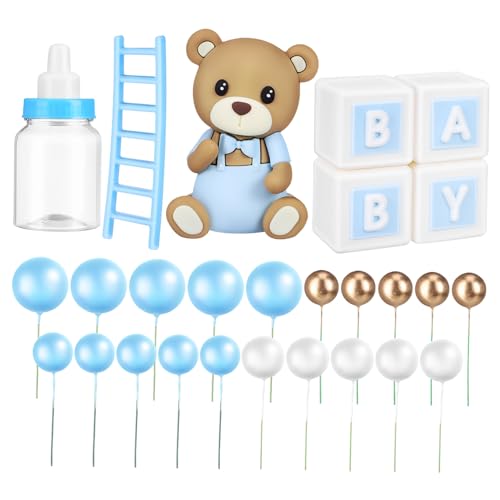JOINPAYA Teiliges Bär Kuchen Dekorationsset Luftballons Kuchendeckel Für Dusche Geburtstag Und Bären Thema Partys Tortenaufsätze Und Torten Deko Für Kreative Feiern JOINPAYA Teiliges Bär Kuchen Dekorationsset Luftballons Kuchendeckel Für Dusche Geburtstag Und Bären Thema Partys Tortenaufsätze Und Torten Deko Für Kreative Feiern von JOINPAYA