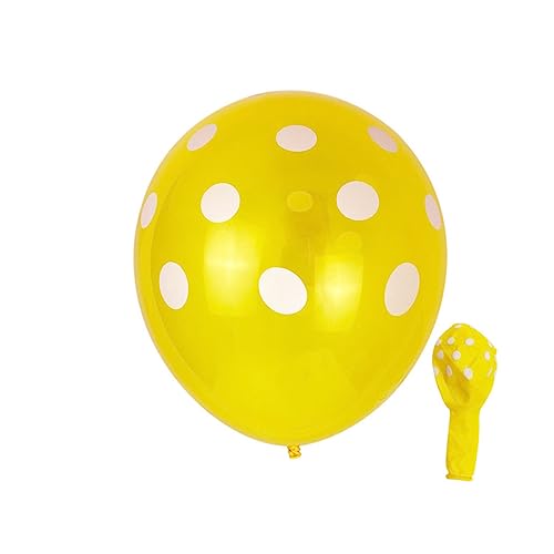 JOINPAYA Verdickte Latex Luftballons Mit Polka Dots Aufblasbare Partyballons Für Hochzeit Geburtstag Und Feierlichkeiten Mischfarben Deko JOINPAYA Verdickte Latex Luftballons Mit Polka Dots Aufblasbare Partyballons Für Hochzeit Geburtstag Und Feierlichkeiten Mischfarben Deko von JOINPAYA