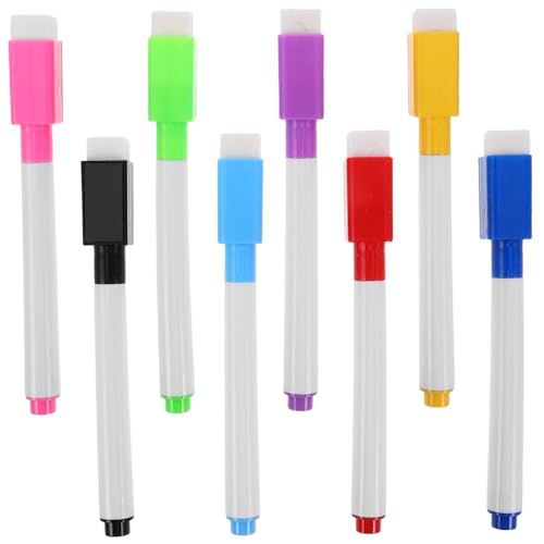 JOINPAYA Whiteboard-Stift Nasslöschstift Für Whiteboard Nasslöschmarker Für Das Message Board Tafelkreidestift Magnetischer Whiteboard-Marker Nasslöschmarker Mit Radiergummi Plastik JOINPAYA Whiteboard-Stift Nasslöschstift Für Whiteboard Nasslöschmarker Für Das Message Board Tafelkreidestift Magnetischer Whiteboard-Marker Nasslöschmarker Mit Radiergummi Plastik von JOINPAYA