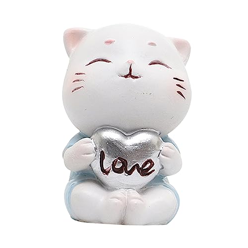 JOINPAYA Lustiges Kuchenornament Aus Kunstharz mit Katze Armaturenbrett- Heimdekoration Auto-innenausstattung Büro Balkon JOINPAYA Lustiges Kuchenornament Aus Kunstharz mit Katze Armaturenbrett- Heimdekoration Auto-innenausstattung Büro Balkon von JOINPAYA