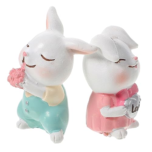 JOINPAYA Hasen-kuchendekoration Kunstharz-ornament Für Zuhause Auto Büro Hochzeitstorte Topper JOINPAYA Hasen-kuchendekoration Kunstharz-ornament Für Zuhause Auto Büro Hochzeitstorte Topper von JOINPAYA