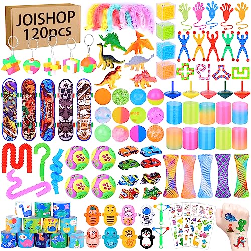 JOISHOP 120 Stück Partytütenfüller Unisex Preisbox Spielzeug Sortiment Spielzeug Klassenzimmer Preise Belohnungen Goodie Beute Tütenfüller für Jungen Mädchen Geburtstag Party Geschenk Gastgeschenke von JOISHOP