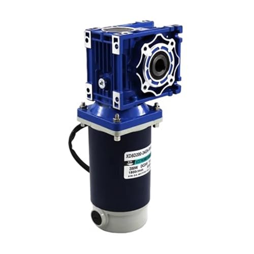 200 W Schneckengetriebe DC-Getriebemotor 12 V 24 V Vorwärts- und Rückwärtsdrehung mit Drehmoment RV30 2200 U/min Geschwindigkeitsregelmotor, Mechanische Werkzeuge(24V,280RPM) von JOJIDE