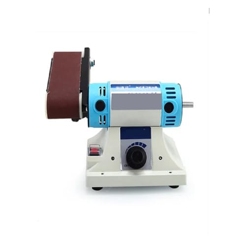 JOJIDE 350 * 50mm Bandschleifer Desktop Multifunktionale Graviermaschine, Tischschleifer Schleifen Holzbearbeitung Metall Jade Poliermaschine, Schmuckpoliermaschine(320w Left) von JOJIDE
