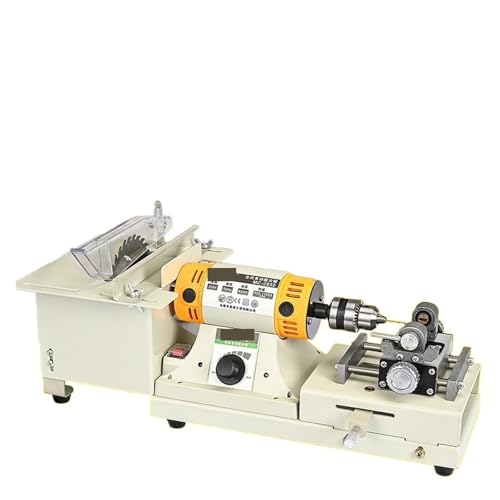 JOJIDE 750W 5 IN 1 Multifunktionale Desktop-Poliermaschine, Jade-Schnitz-Schleif-Schneidemaschine, runde Perlen-Stanzmaschine, Schmuckpoliermaschine(Jade Tools Set) von JOJIDE