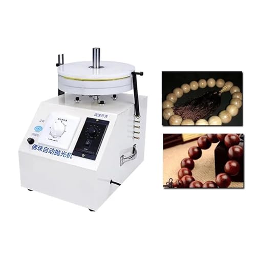 JOJIDE Automatische Buddha-Perlenpoliermaschine, Holzperlenpoliermaschine, runde Perlenmaschine, Verpackungsmasse, Perlenmaschine, Schmuckpoliermaschine(Manual Reverse) von JOJIDE