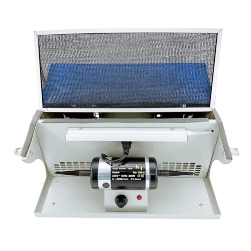 JOJIDE DM-5 Polier- und Poliermaschine, 200 W Mini-Polier-Schleifmotor mit Staubsammler, Schmuck-Poliermaschine, Elektrowerkzeug, Schmuckpoliermaschine JOJIDE DM-5 Polier- und Poliermaschine, 200 W Mini-Polier-Schleifmotor mit Staubsammler, Schmuck-Poliermaschine, Elektrowerkzeug, Schmuckpoliermaschine von JOJIDE