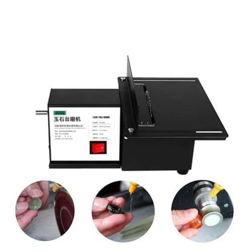 JOJIDE Desktop-Poliermaschine, Jade-Schnitz- und Schneidemaschine, Schmuckschleifmaschine Mini-Tischkreissä-Polierwerkzeug, Schmuckpoliermaschine JOJIDE Desktop-Poliermaschine, Jade-Schnitz- und Schneidemaschine, Schmuckschleifmaschine Mini-Tischkreissä-Polierwerkzeug, Schmuckpoliermaschine von JOJIDE