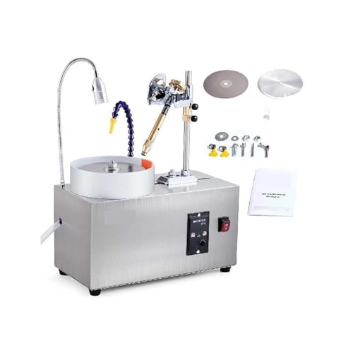JOJIDE Edelstein-Facettiermaschine, 180 W Jade-Schleif-Poliermaschine, 0-2980 U/min einstellbare Rotationsschwindigkeit Rock Jewel Winkelpolierer, Schmuckpoliermaschine JOJIDE Edelstein-Facettiermaschine, 180 W Jade-Schleif-Poliermaschine, 0-2980 U/min einstellbare Rotationsschwindigkeit Rock Jewel Winkelpolierer, Schmuckpoliermaschine von JOJIDE