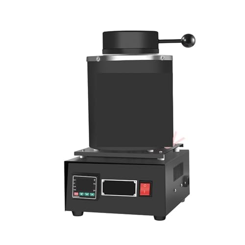 JOJIDE Goldschmelzofen, 1500 W Graphittiel for Schmelzen von Gold, Silber, Kupfer, Aluminium, Schmuck, Schmelzwerkzeug, Schmuckpoliermaschine(2kg Black) von JOJIDE