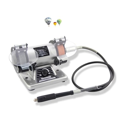 JOJIDE Haushalts-Desktop-Schleifmaschine, schwindigkeitsmotor, Jade-Poliermaschine, Multifunktions-Schärfmaschine, kleine Schleifmaschine, 3 Zoll, 150 W, Schmuckpoliermaschine JOJIDE Haushalts-Desktop-Schleifmaschine, schwindigkeitsmotor, Jade-Poliermaschine, Multifunktions-Schärfmaschine, kleine Schleifmaschine, 3 Zoll, 150 W, Schmuckpoliermaschine von JOJIDE
