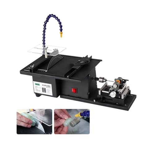 JOJIDE Jade-Polier- und Schneidemaschine, Tischkreissä, Tischbohrmaschine, Jade-Schnitz-Schleifmaschine, Polier-Jade-Werkzeu, Schmuckpoliermaschine(Woodworking Set) von JOJIDE