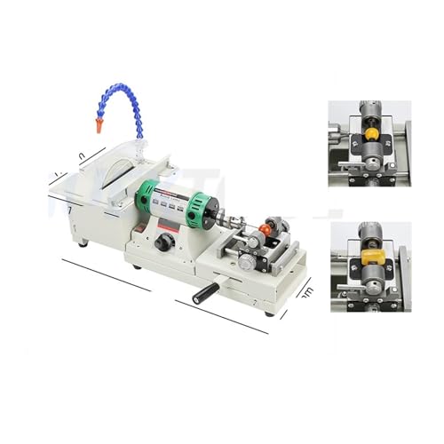 JOJIDE Jade Stein Schleifmaschine Desktop Polierwerkzeu Haushaltsschneider Holz Bohr-/Schnitzmaschine Runde Perlen Tischkreissä, Schmuckpoliermaschine(Polishing Set) von JOJIDE