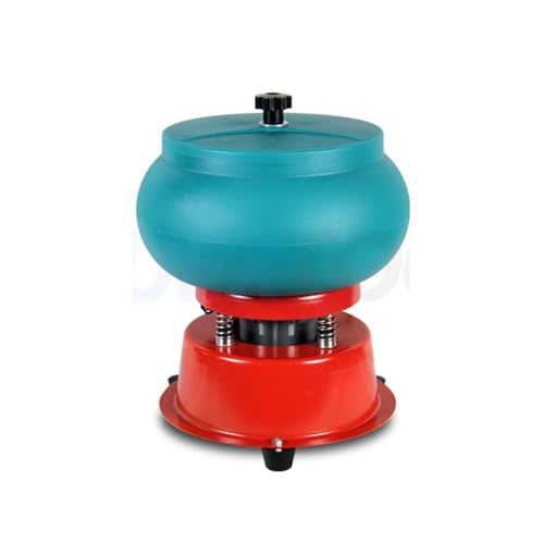 JOJIDE Jade-Vibratspoliermaschine, automatische Jade-Achat-Schleifmaschine, Vibratstrommel-Schleifmaschine, Vibratstrommelmaschine, Schmuckpoliermaschine(10 inches) von JOJIDE