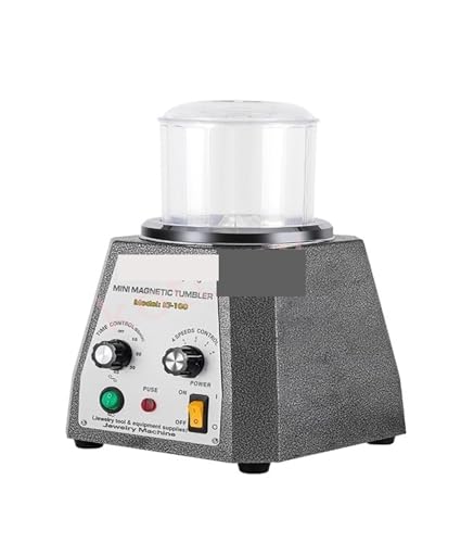 JOJIDE KT-198 Magnetischer Tumbler-Schmuckpolierer, Mini-Metallfinisher-Finishing-Maschine AC Gold Precis Parts Polierer, Schmuckpoliermaschine(KT100) von JOJIDE