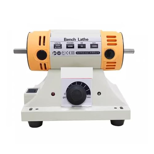 JOJIDE Multifunktionale Tischschleifmaschine, Mini-Elektro-Holzbearbeitungs-Jade-Schneide-Poliermaschine, Schnitz-Poliermaschine-Schleifwerkzeu, Schmuckpoliermaschine(Full Set) von JOJIDE