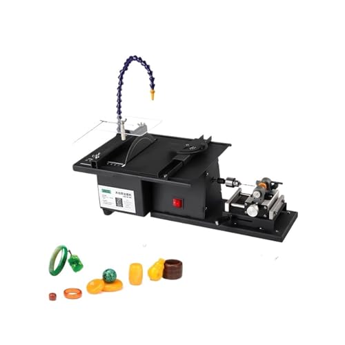 JOJIDE Multifunktions-Tischkreissän-Poliermaschine, Edelstein-Jade-Schneide- und Schnitzbohrmaschine, runde Perlenstanzmaschine, Schmuckpoliermaschine(Jade Tools Set) von JOJIDE
