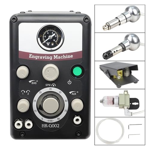 JOJIDE Pneumatische Graviermaschine, doppelseitige Schmuckgravierwerkzeuge Stichelmaschine, Schmuckpoliermaschine JOJIDE Pneumatische Graviermaschine, doppelseitige Schmuckgravierwerkzeuge Stichelmaschine, Schmuckpoliermaschine von JOJIDE