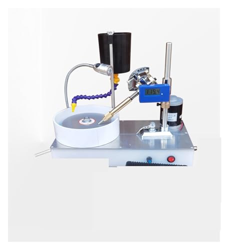 JOJIDE Poliermaschine for Schmucksteine, Winkelschleifer mit stufenloser Geschwindigkeit for Edelsteine, DIY-Werkzeug zur Edelsteinverarbeitung, Schmuckpoliermaschine(Digital Display) von JOJIDE