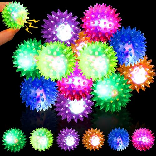 12 Stück Igelball Mitgebsel Kindergeburtstag, Leuchtball Kinder, Leuchtball Gastgeschenke, Leuchtende Led Flummis für Kinder, Party Gadgets Kleine Grundschule Jungen Mädchen Geschenke 12 Stück Igelball Mitgebsel Kindergeburtstag, Leuchtball Kinder, Leuchtball Gastgeschenke, Leuchtende Led Flummis für Kinder, Party Gadgets Kleine Grundschule Jungen Mädchen Geschenke von JOKILY