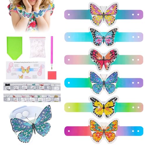 Geschenke Mädchen 5 6 7 8 9 12 Jahre, DIY Diamond Painting Armbänder Set, Diamond Painting Kinder Armbänder, Bastelset Spielzeug für Kinder Teenager Mädchen Geburtstagsgeschenke DIY Geschenke Mädchen 5 6 7 8 9 12 Jahre, DIY Diamond Painting Armbänder Set, Diamond Painting Kinder Armbänder, Bastelset Spielzeug für Kinder Teenager Mädchen Geburtstagsgeschenke DIY von JOKILY