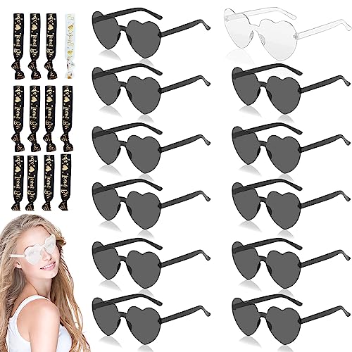 JOKILY Retro Herz Party Sonnenbrille, 12 Stück, Schwarz JOKILY Retro Herz Party Sonnenbrille, 12 Stück, Schwarz von JOKILY