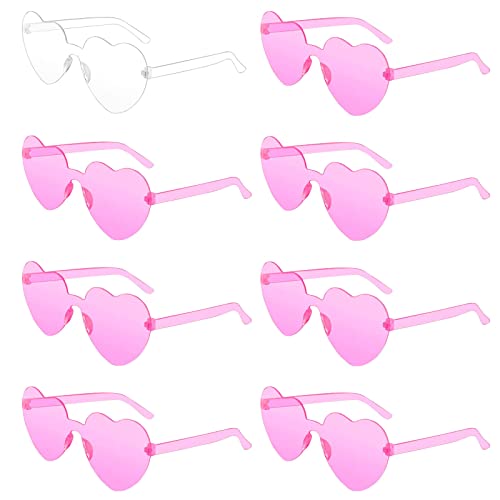 Herzform Sonnenbrille, 8 Stück Herz Party Brillen, Retro Party Sonnenbrille, Magische Farben Party Herz Brille, Fashion Brille Randlose Brille für Fasching, Geburtstagsfeier Party Foto Requisiten (B) Herzform Sonnenbrille, 8 Stück Herz Party Brillen, Retro Party Sonnenbrille, Magische Farben Party Herz Brille, Fashion Brille Randlose Brille für Fasching, Geburtstagsfeier Party Foto Requisiten (B) von JOKILY