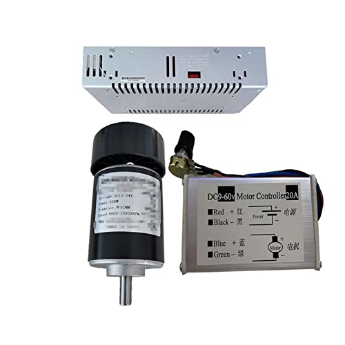 2. 4VDC 200W. Luftgekühlte Spindel 0. 2kw. Hochgeschwindigkeitsbürstenmotor CNC Graviermaschine DC24V 1000. 0rpm 8mm Welle 0,3 n.m.(Package4) von JOLIANE