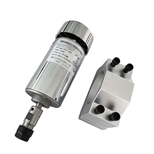 200W 300W 400W 500W Spindelmotor 4 8VDC ER11 ER16. Luftgekühlte Spindel Hochgeschwindigkeitsspindelbürste PCB Graviermaschine und Halterung(300WER11 and bracket) von JOLIANE