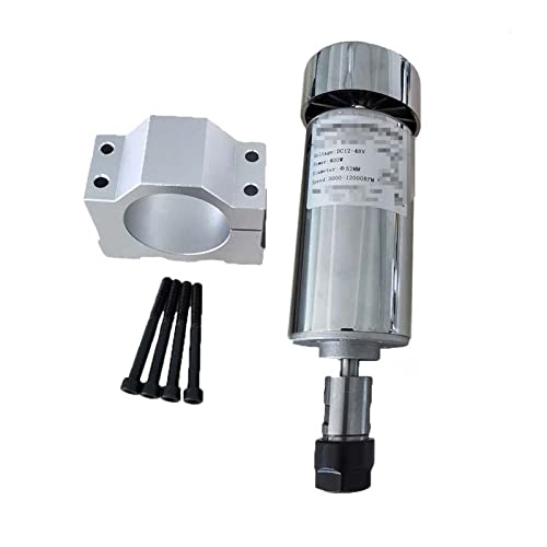 200W 300W 400W 500W Spindelmotor 4 8VDC ER11 ER16. Luftgekühlte Spindel Hochgeschwindigkeitsspindelbürste PCB Graviermaschine und Halterung(400WER16 and bracket) von JOLIANE