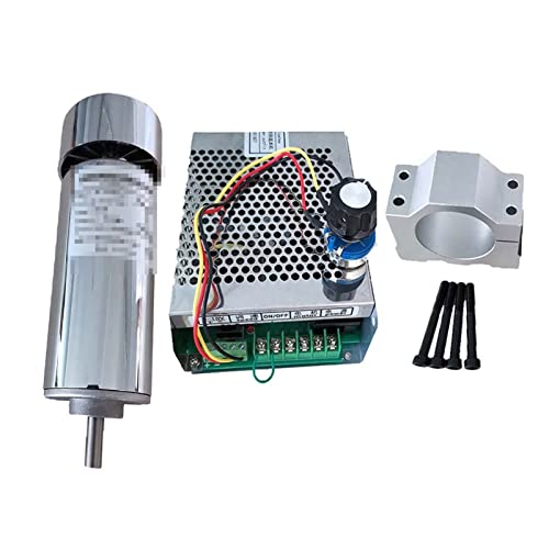 Luft gekühlt 0,4 kW. CNC Motor- / Lüfterspindelmotor Kit 400W Spindelmotor/Stromversorgung Government Governor zum Gravieren(Package 5) von JOLIANE