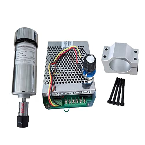 Luft gekühlt 0,4 kW. CNC Spindlemotor Kit Er16 Chuck 400W Spindelmotor/Netzteil Government Gouverneur for Gravur(Package 5 ER16) von JOLIANE