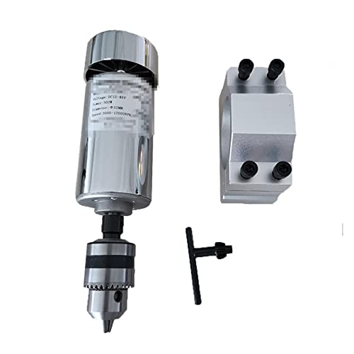 Luftgekühlt 30. 0w dc. Spindelmotor 0. 3kw 12-48V DC. GraviermaschinenPindle / 52mm Klemmhalterung Halterung Halterung for PCB CNC. Maschine(300W) von JOLIANE