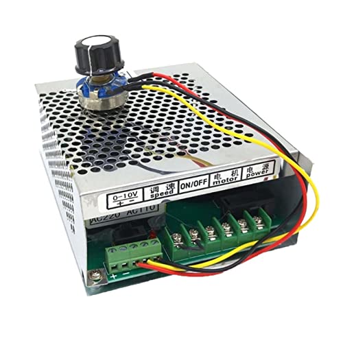 Luftgekühlte 0,4 kW CNC Bohrfutter spindleMotor Kit 400W Spindle Motor/Stromversorgung Drehzahlregler for das Gravieren(Package2) von JOLIANE