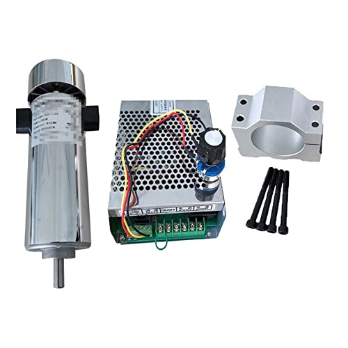 Luftgekühlte 0,8 kW. DC110V 20000RPM CNC. Spindlemotor Kit/Chuck 800W Spindelmotor/Stromversorgung Government Governor zum Gravieren(Package 5) von JOLIANE