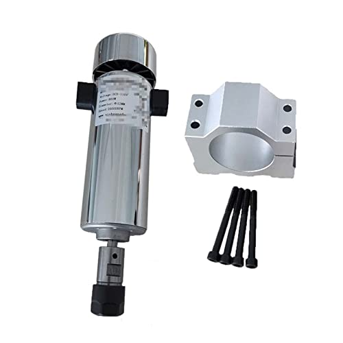 Luftgekühlte 0,8 kW. DC110V 20000RPM CNC. Spindlemotor Kit Er16 / Chuck 800W Spindelmotor/Stromversorgung Government Gouverneur for Gravur(Package 3 ER16) von JOLIANE