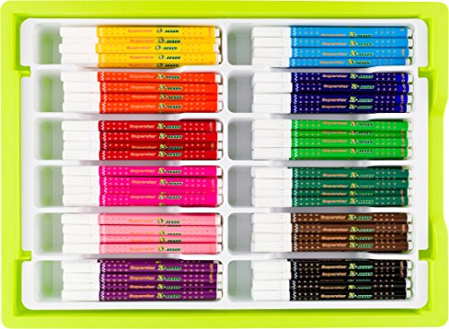 JOLLY Big Box Superstars ONE, Kindertagesstätten Box mit 180 Fasermalern, Auswaschbare Spitze, Ungiftig, Stapelbar JOLLY Big Box Superstars ONE, Kindertagesstätten Box mit 180 Fasermalern, Auswaschbare Spitze, Ungiftig, Stapelbar von JOLLY