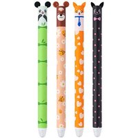 JOLLY Gelschreiber Tiermotive 0,5 mm, Schreibfarbe: blau, 4 St. JOLLY Gelschreiber Tiermotive 0,5 mm, Schreibfarbe: blau, 4 St. von JOLLY