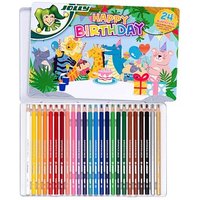 JOLLY Happy Birthday Supersticks Delta Buntstifte farbsortiert, 24 St. JOLLY Happy Birthday Supersticks Delta Buntstifte farbsortiert, 24 St. von JOLLY