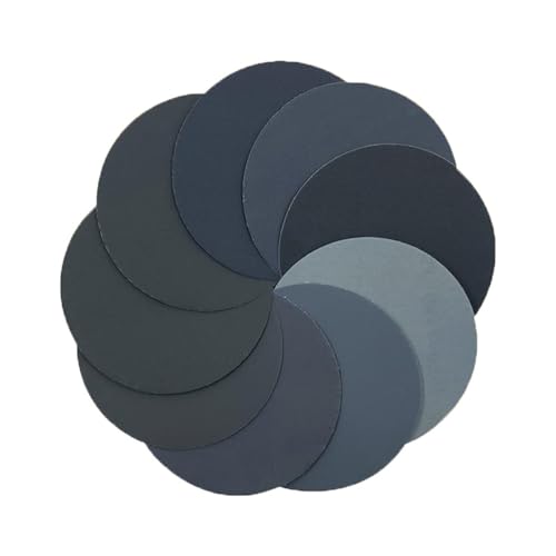 24 Stück 125mm Schleifscheiben, Exzenterschleifer-Scheiben, Siliziumkarbid-Schleifpapier Trocken-Nass Inklusive 400/600/800/1000/1500/2000/3000/5000 Körnung zum Polieren von Holz, Metall, Auto 24 Stück 125mm Schleifscheiben, Exzenterschleifer-Scheiben, Siliziumkarbid-Schleifpapier Trocken-Nass Inklusive 400/600/800/1000/1500/2000/3000/5000 Körnung zum Polieren von Holz, Metall, Auto von JOOTUEPO