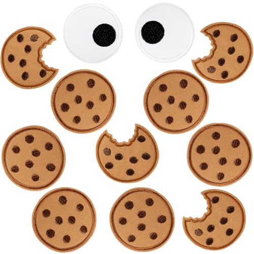 JOOTUEPO Keks Stickerei Kleidung Patch, 12 Stücke Keks Aufnäher DIY Keks Stickerei Cookie Patches zum Aufnähen Karneval Aufnäher Bügelbilder Applikation für Kleidung JOOTUEPO Keks Stickerei Kleidung Patch, 12 Stücke Keks Aufnäher DIY Keks Stickerei Cookie Patches zum Aufnähen Karneval Aufnäher Bügelbilder Applikation für Kleidung von JOOTUEPO