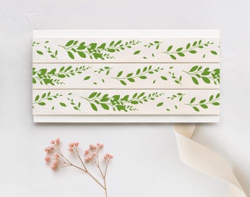 Grünes Blätterband, 15 mm, 9 m, Baumwollband für botanische Verpackung, natürliche Verpackung, natürliches Handwerk, Blatt-Themen-Geschenke Grünes Blätterband, 15 mm, 9 m, Baumwollband für botanische Verpackung, natürliche Verpackung, natürliches Handwerk, Blatt-Themen-Geschenke von JOOYZ