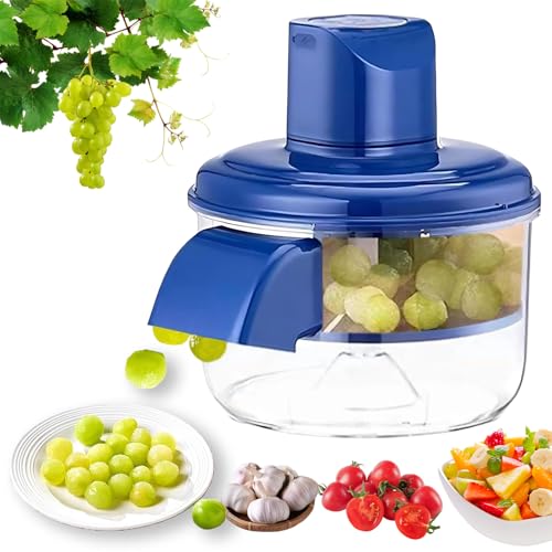 Elektrische Traubenschälmaschine, automatische Obst-Tomaten-Knoblauch-Schälmaschine, USB-wiederaufladbar, multifunktional, automatisch, kleines Schälwerkzeug, für Zuhause, Küche, Gewerbe (blau) von JOPWUE