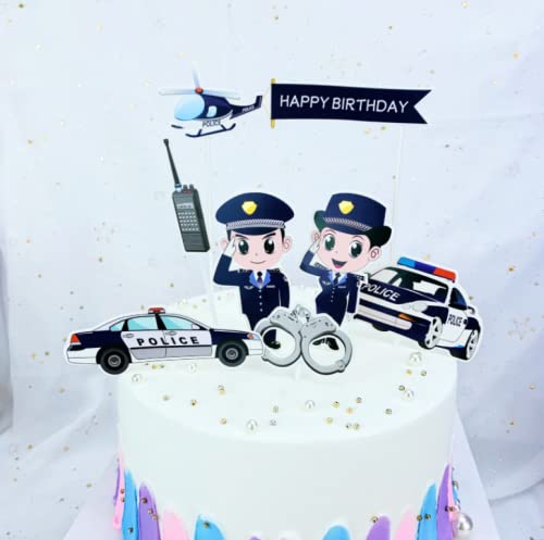 7 Stück Polizei Kuchen Topper Auto Kuchen Dekor Happy Birthday Polizist Geburtstag Party Dekorationen für Kinder Polizei Geburtstag Party Dekorationen 7 Stück Polizei Kuchen Topper Auto Kuchen Dekor Happy Birthday Polizist Geburtstag Party Dekorationen für Kinder Polizei Geburtstag Party Dekorationen von JORCEDI