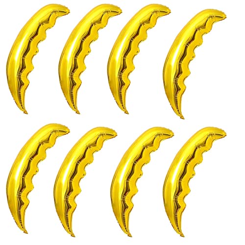 8 PCS Gold tropischen Palmen Blätter Geburtstag Party Geschirr Dekoration Ballons liefert Geschenke für tropische Party Dekorationen, Pool Party Dekorationen 8 PCS Gold tropischen Palmen Blätter Geburtstag Party Geschirr Dekoration Ballons liefert Geschenke für tropische Party Dekorationen, Pool Party Dekorationen von JORCEDI