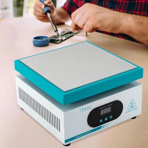 JOSBY 600-W-Schweißheizplatte, LED-Mikrocomputer-Vorheizstation für elektrische Heizplatten, 200 mm x 200 mm Heizfläche, 50 °C - 350 °C Temperaturregelung, 110/220 V, für IC-, Tablet-PC- JOSBY 600-W-Schweißheizplatte, LED-Mikrocomputer-Vorheizstation für elektrische Heizplatten, 200 mm x 200 mm Heizfläche, 50 °C - 350 °C Temperaturregelung, 110/220 V, für IC-, Tablet-PC- von JOSBY